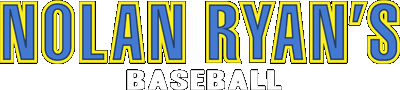 Nolan Ryan's Baseball logo for Super Nintendo